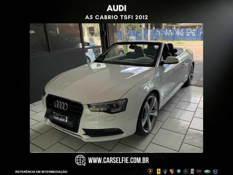 AUDI A5 2.0 TFSI CABRIOLET AMBITION 16V GASOLINA 2P S-TRONIC 2012/2012 FÁBIO BERNARDES PORTO ALEGRE / Carros no Vale