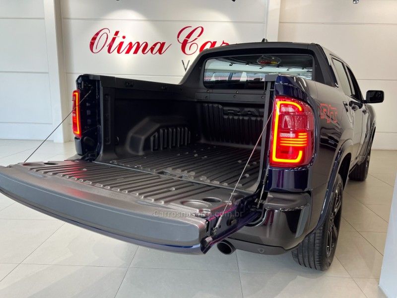RAM RAMPAGE 2.0 HURRICANE R/T 4 4X4 TURBO 2024/2025 ÓTIMA CAR FLORES DA CUNHA / Carros no Vale
