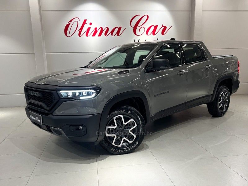 RAM RAMPAGE 2.2 REBEL 4X4 TURBO 2024/2025 ÓTIMA CAR FLORES DA CUNHA / Carros no Vale