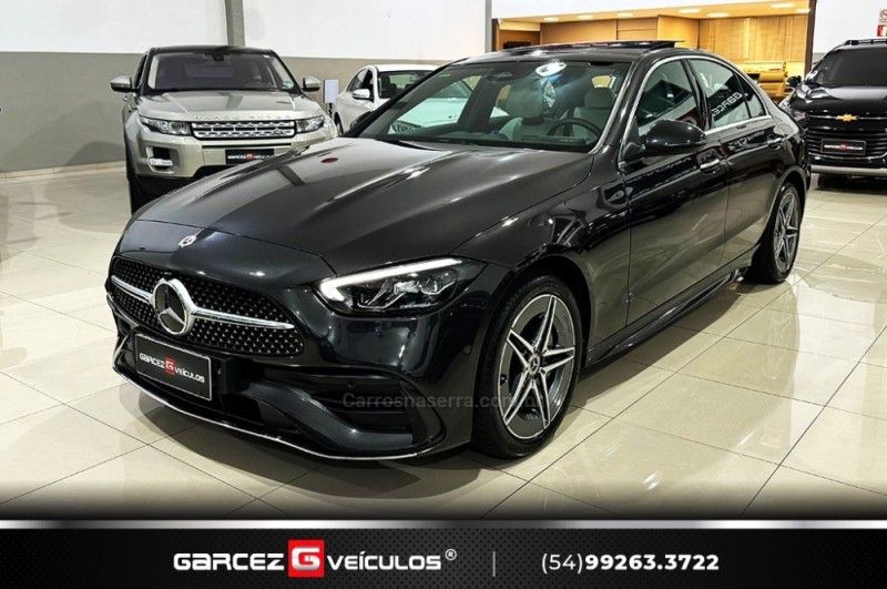 MERCEDES-BENZ C 200 1.5 EQ BOOST TURBO AMG LINE HIBRIDO 2022/2022 GARCEZ VEÍCULOS BENTO GONÇALVES / Carros no Vale