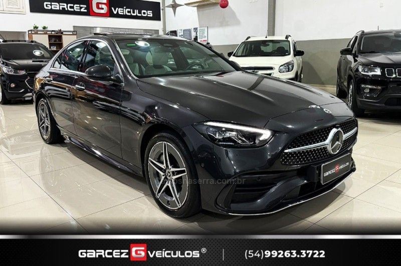 MERCEDES-BENZ C 200 1.5 EQ BOOST TURBO AMG LINE HIBRIDO 2022/2022 GARCEZ VEÍCULOS BENTO GONÇALVES / Carros no Vale