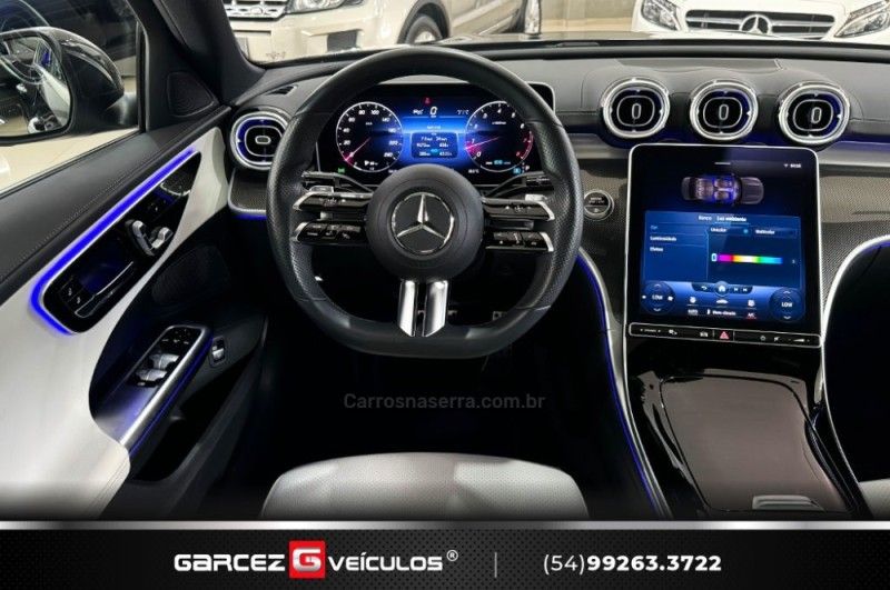 MERCEDES-BENZ C 200 1.5 EQ BOOST TURBO AMG LINE HIBRIDO 2022/2022 GARCEZ VEÍCULOS BENTO GONÇALVES / Carros no Vale