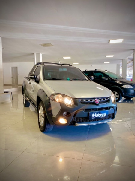FIAT STRADA 1.8 MPI ADVENTURE CE 16V 2013/2013 MALAGGI VEÍCULOS ENCANTADO / Carros no Vale