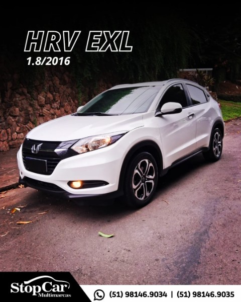 HONDA HR-V 1.8 EXL 2016/2016 STOPCAR MULTIMARCAS ESTRELA / Carros no Vale