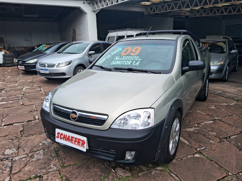 CHEVROLET MONTANA CONQUEST 1.4 MPFI 8V ECONO.FLEX 2009/2009 SCHAEFER AUTOMÓVEIS TEUTÔNIA / Carros no Vale