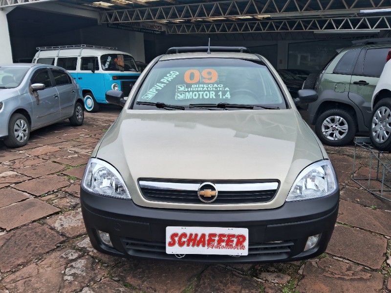 CHEVROLET MONTANA CONQUEST 1.4 MPFI 8V ECONO.FLEX 2009/2009 SCHAEFER AUTOMÓVEIS TEUTÔNIA / Carros no Vale