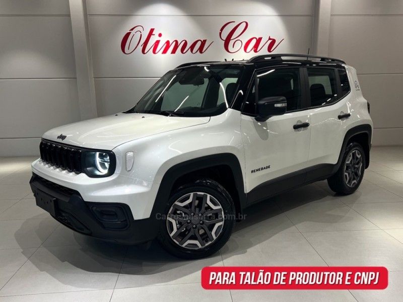 JEEP RENEGADE 1.3 16V ALTITUDE T270 TURBO 2025/2025 ÓTIMA CAR FLORES DA CUNHA / Carros no Vale