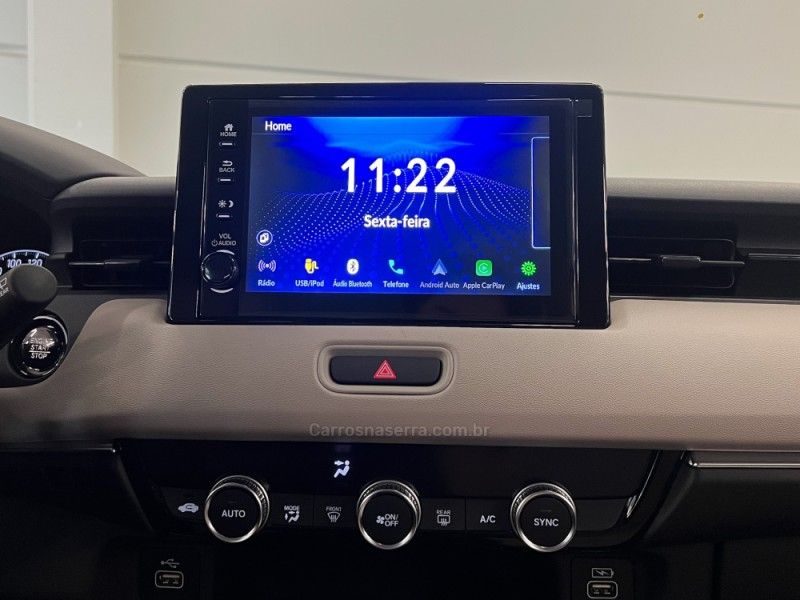 HONDA HR-V 1.5 16V TOURING TURBO 2024/2025 ÓTIMA CAR FLORES DA CUNHA / Carros no Vale