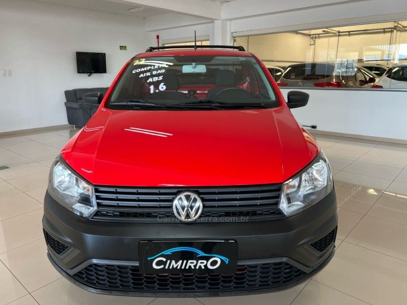 VOLKSWAGEN SAVEIRO 1.6 MSI ROBUST CS 8V 2021/2022 CIMIRRO AUTOMÓVEIS TAQUARA / Carros no Vale