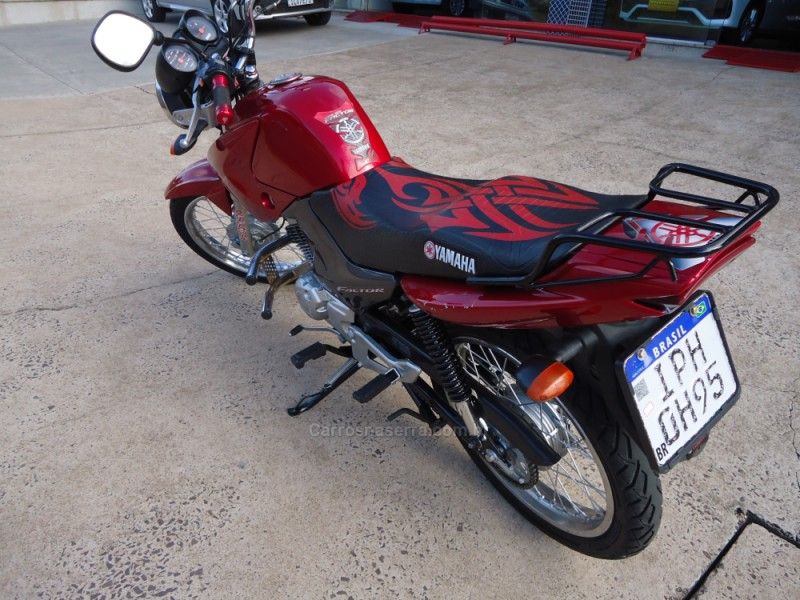 YAMAHA YBR 125 FACTOR E 2009/2009 BOURSCHEID CARROS E MOTOS SANTA CLARA DO SUL / Carros no Vale