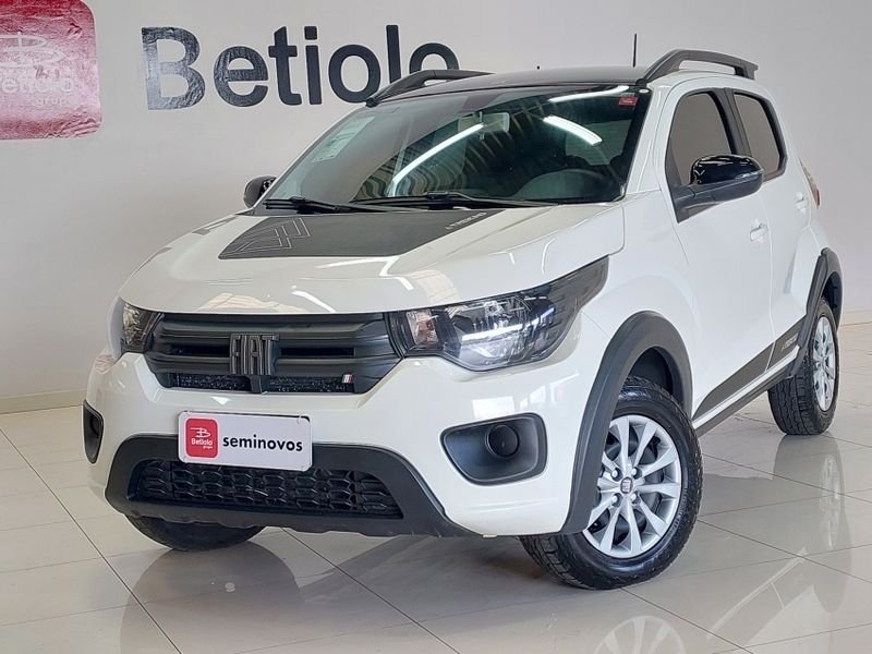 Fiat MOBI 1.0 EVO FLEX TREKKING MANUAL 2021/2022 BETIOLO NOVOS E SEMINOVOS LAJEADO / Carros no Vale