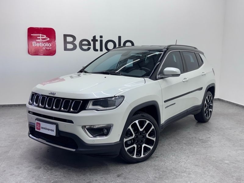 JEEP COMPASS 2.0 16V FLEX LIMITED AUTOMÁTICO 2020/2021 BETIOLO NOVOS E SEMINOVOS LAJEADO / Carros no Vale