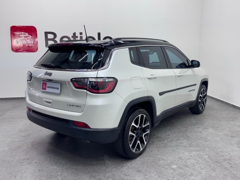 JEEP COMPASS 2.0 16V FLEX LIMITED AUTOMÁTICO 2020/2021 BETIOLO NOVOS E SEMINOVOS LAJEADO / Carros no Vale
