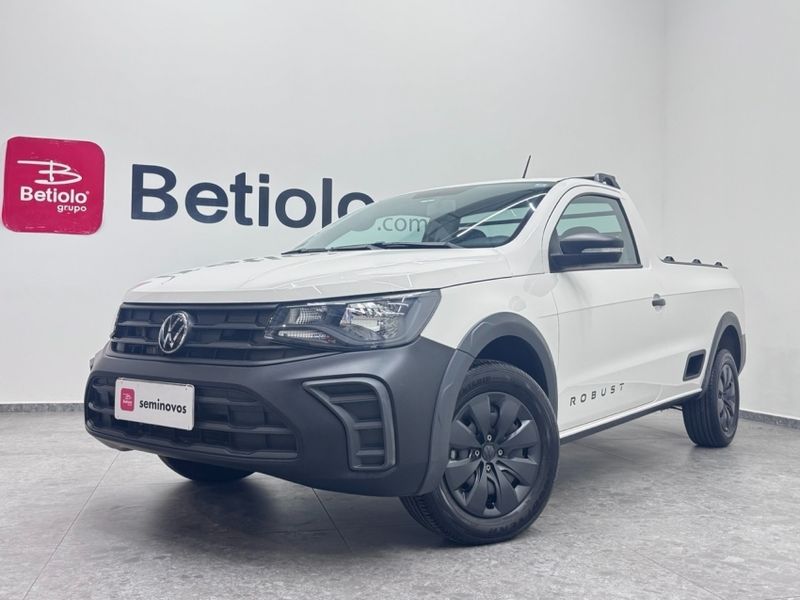 Volkswagen SAVEIRO 1.6 MSI ROBUST CS 16V FLEX 2P MANUAL 2024/2025 BETIOLO NOVOS E SEMINOVOS LAJEADO / Carros no Vale