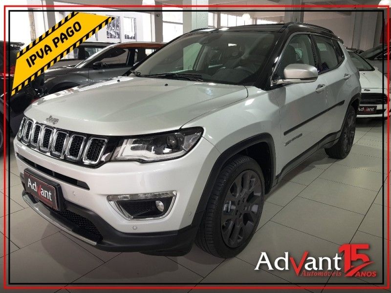 JEEP COMPASS 2.0 16V FLEX LIMITED AUTOMÁTICO 2018/2018 ADVANT AUTOMÓVEIS CAXIAS DO SUL / Carros no Vale