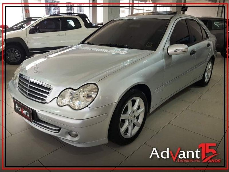 Mercedes-Benz C 180 K 1.8 CLASSIC KOMPRESSOR 16V 143 CV GASOLINA 4P AUTOMÁTICO 2006/2006 ADVANT AUTOMÓVEIS CAXIAS DO SUL / Carros no Vale