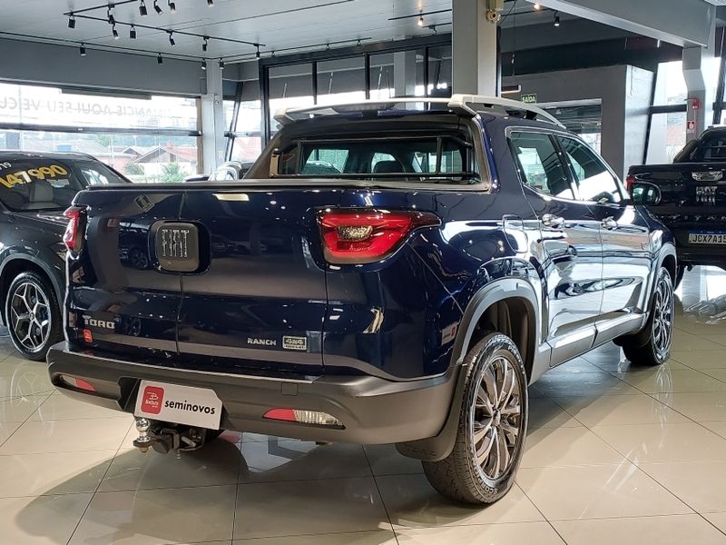 Fiat TORO 2.0 16V TURBO DIESEL RANCH 4WD AT9 2022/2022 BETIOLO NOVOS E SEMINOVOS LAJEADO / Carros no Vale