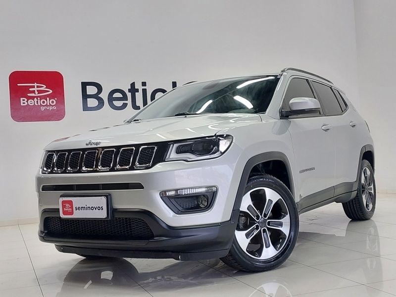 JEEP COMPASS 2.0 16V FLEX LONGITUDE AUTOMÁTICO 2018/2018 BETIOLO NOVOS E SEMINOVOS LAJEADO / Carros no Vale