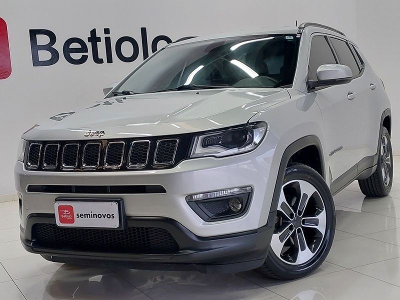 JEEP COMPASS 2.0 16V FLEX LONGITUDE AUTOMÁTICO 2018/2018 BETIOLO NOVOS E SEMINOVOS LAJEADO / Carros no Vale