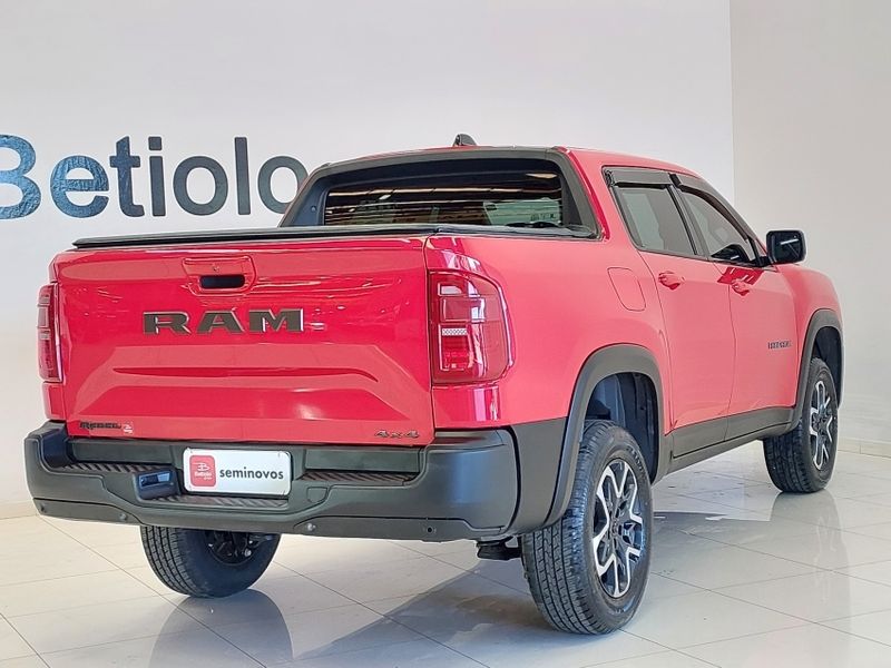 Ram RAMPAGE 2.0 HURRICANE 4 TURBO GASOLINA REBEL 4X4 AUTOMÁTICO 2023/2024 BETIOLO NOVOS E SEMINOVOS LAJEADO / Carros no Vale