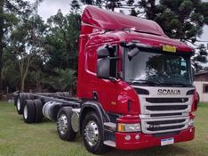 Scania P 310 P-310 B 8×2 Chassi 2013/2014 CAMINHÕES & CAMIONETAS PASSO FUNDO / Carros no Vale