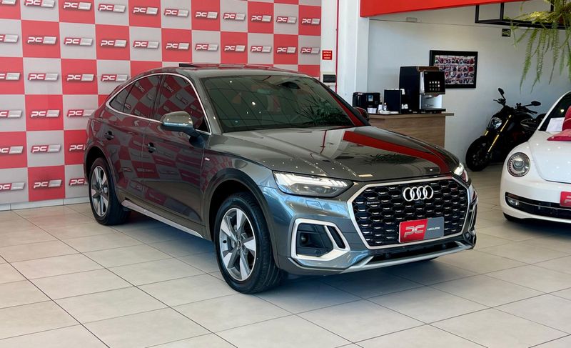 Audi Q5 Sportback S-Line 2.0 TFSI Quat.S-Tron 2021/2022 PC VEÍCULOS SANTA CRUZ DO SUL / Carros no Vale