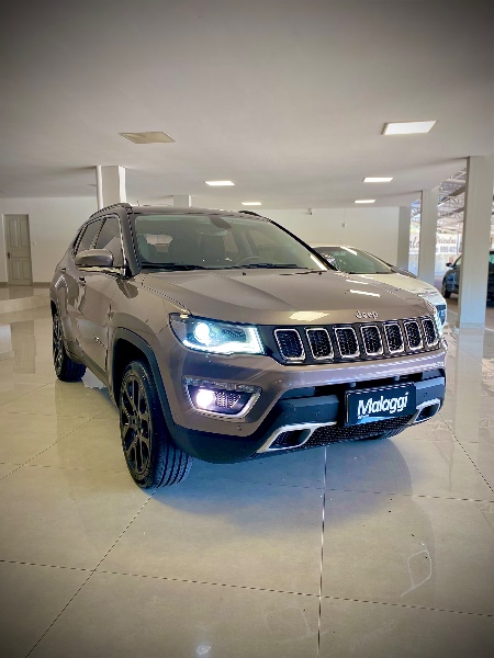 JEEP COMPASS 2.0 16V DIESEL LIMITED 4X4 AUTOMÁTICO 2018/2019 MALAGGI VEÍCULOS ENCANTADO / Carros no Vale