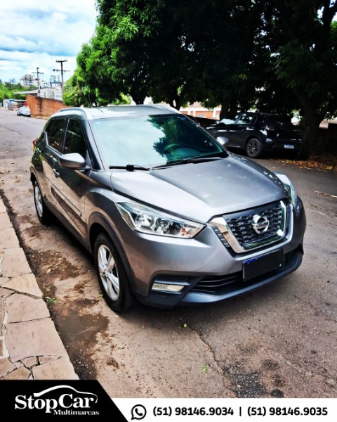 NISSAN KICKS 1.6 16V S XTRONIC 2018/2018 STOPCAR MULTIMARCAS ESTRELA / Carros no Vale
