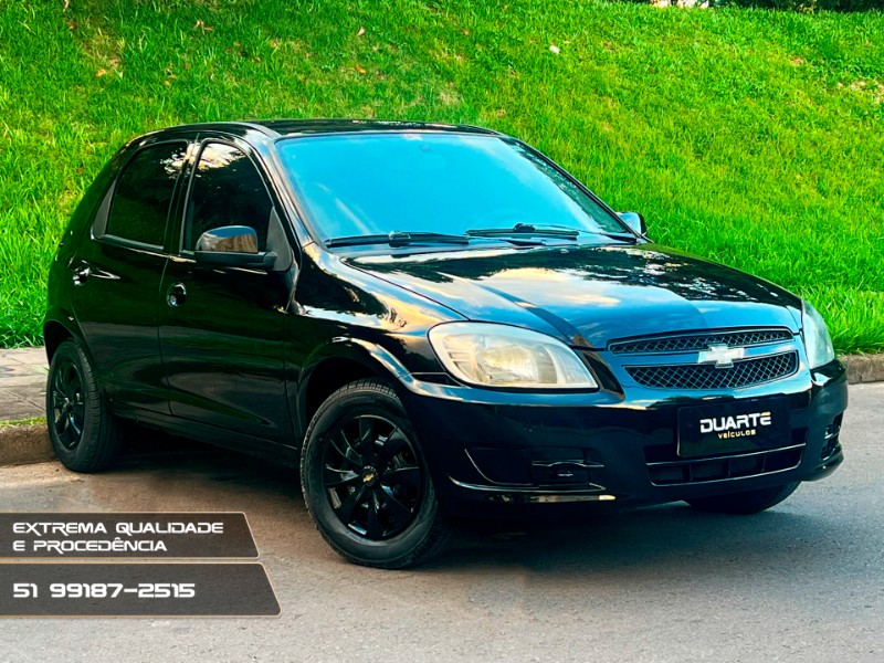CHEVROLET CELTA LT 1.0 MPFI 8V FLEXP 5P 2012/2013 DUARTE VEÍCULOS PORTO ALEGRE / Carros no Vale