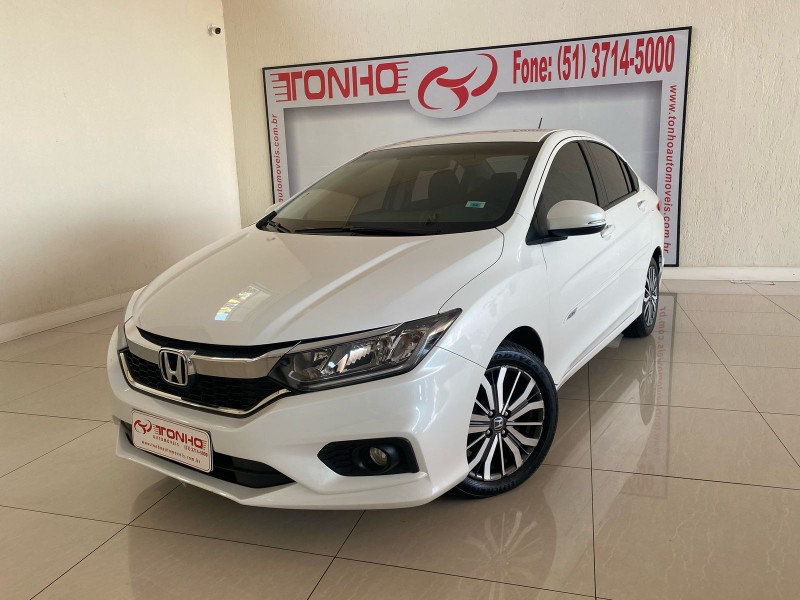 HONDA CITY SEDAN EX 1.5 FLEX 16V 4P AUT. 2018/2019 TONHO AUTOMÓVEIS LAJEADO / Carros no Vale
