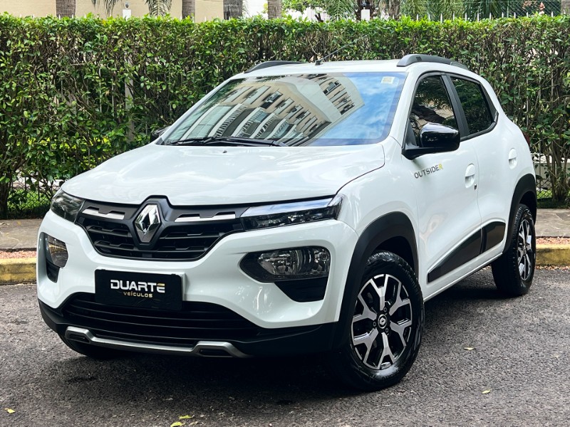 RENAULT KWID 1.0 OUTSIDER 2021/2022 DUARTE VEÍCULOS PORTO ALEGRE / Carros no Vale