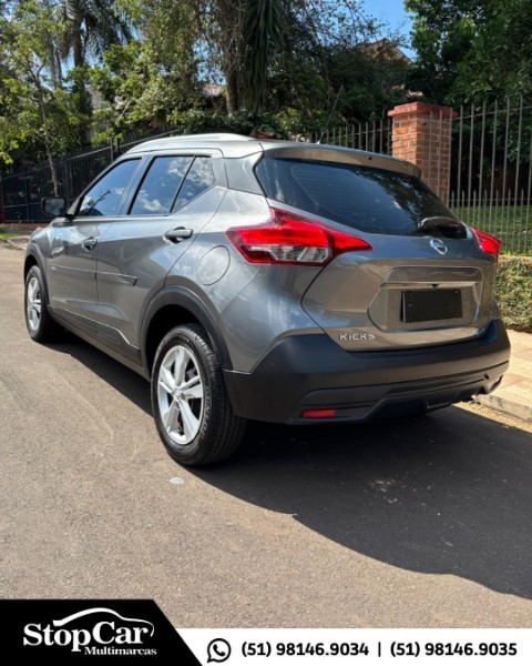 NISSAN KICKS 1.6 16V S XTRONIC 2018/2018 STOPCAR MULTIMARCAS ESTRELA / Carros no Vale