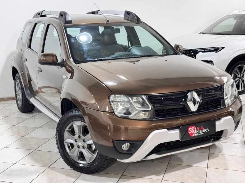 RENAULT DUSTER 2.0 DYNAMIQUE 4X4 16V 2015/2016 SUL SERRA MOTORS CAXIAS DO SUL / Carros no Vale