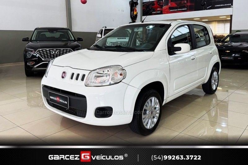 FIAT UNO 1.0 EVO VIVACE 8V 2014/2015 GARCEZ VEÍCULOS BENTO GONÇALVES / Carros no Vale
