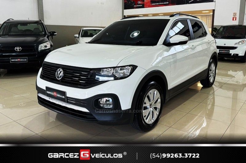 VOLKSWAGEN T-CROSS 1.0 TSI 200 SENSE 2020/2021 GARCEZ VEÍCULOS BENTO GONÇALVES / Carros no Vale