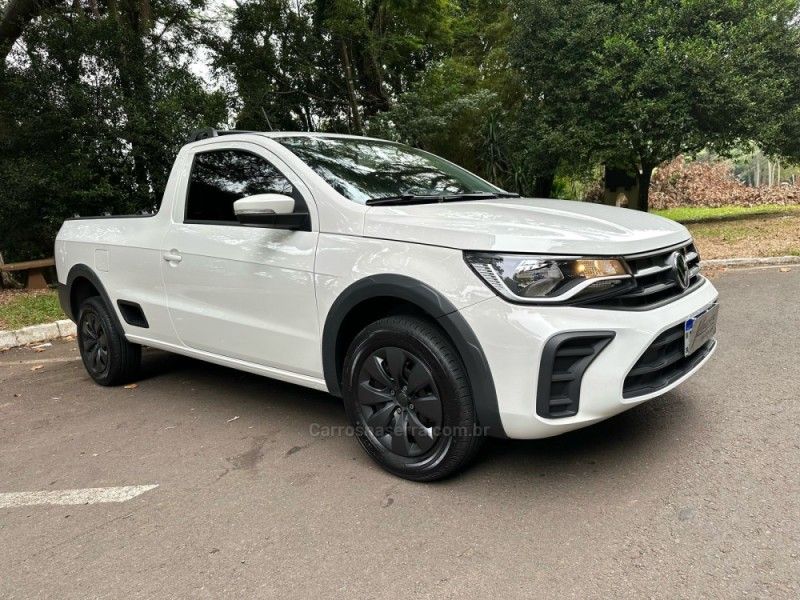 VOLKSWAGEN SAVEIRO 1.6 MSI TRENDLINE CS 16V 2024/2025 KASPER VEÍCULOS DOIS IRMÃOS / Carros no Vale
