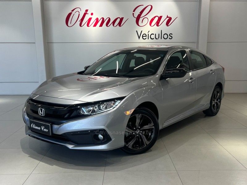 HONDA CIVIC 2.0 16V FLEXONE SPORT CVT 2021/2021 ÓTIMA CAR FLORES DA CUNHA / Carros no Vale