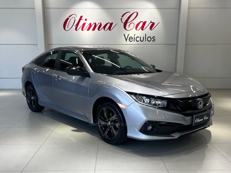 HONDA CIVIC 2.0 16V FLEXONE SPORT CVT 2021/2021 ÓTIMA CAR FLORES DA CUNHA / Carros no Vale