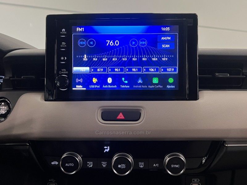 HONDA HR-V 1.5 ADVANCE TURBO 16V 2024/2025 ÓTIMA CAR FLORES DA CUNHA / Carros no Vale