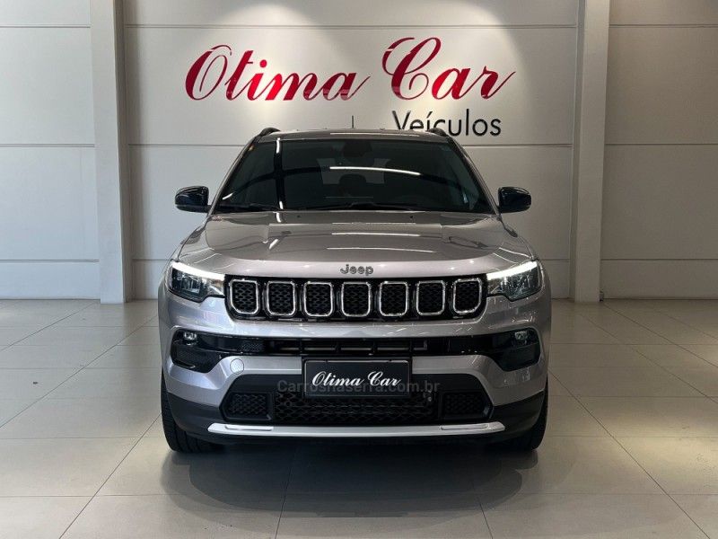 JEEP COMPASS 1.3 LONGITUDE T270 16V TURBO 4X2 2022/2023 ÓTIMA CAR FLORES DA CUNHA / Carros no Vale