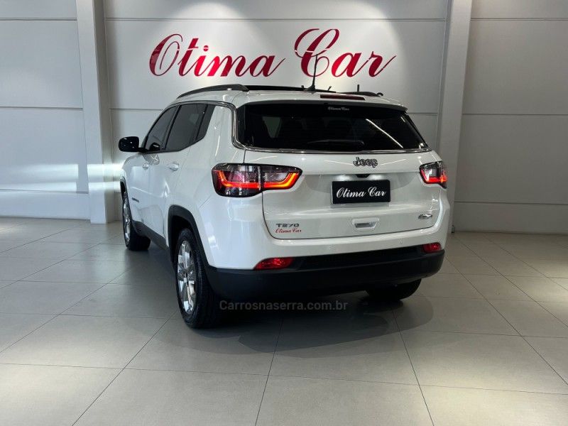 JEEP COMPASS 1.3 LONGITUDE T270 16V TURBO 4X2 2021/2022 ÓTIMA CAR FLORES DA CUNHA / Carros no Vale