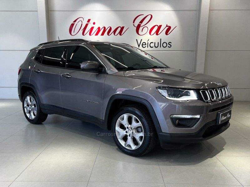 JEEP COMPASS 2.0 16V LONGITUDE 2020/2021 ÓTIMA CAR FLORES DA CUNHA / Carros no Vale