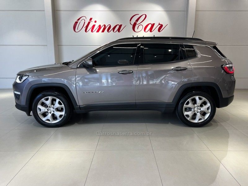 JEEP COMPASS 2.0 16V LONGITUDE 2020/2021 ÓTIMA CAR FLORES DA CUNHA / Carros no Vale