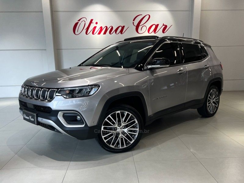 JEEP COMPASS 2.0 LIMITED TD350 TURBO 4X4 2021/2022 ÓTIMA CAR FLORES DA CUNHA / Carros no Vale