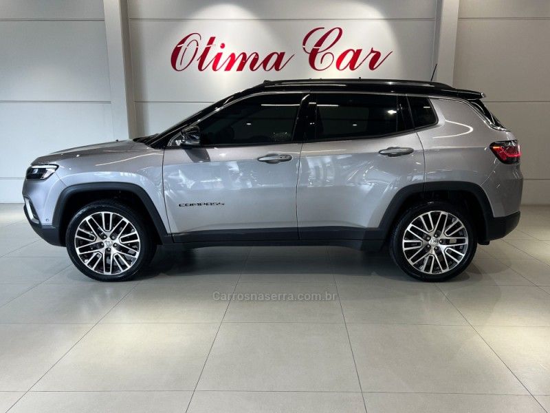 JEEP COMPASS 2.0 LIMITED TD350 TURBO 4X4 2021/2022 ÓTIMA CAR FLORES DA CUNHA / Carros no Vale