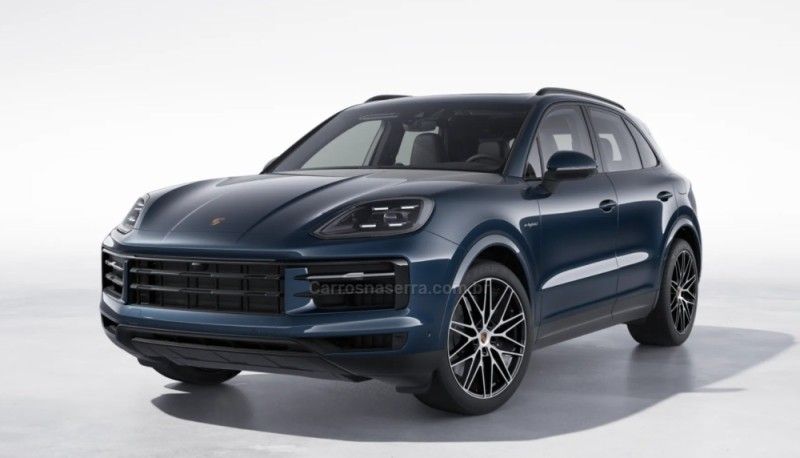 PORSCHE CAYENNE 3.0 V6 AWD E-HYBRID 2024/2025 ÓTIMA CAR FLORES DA CUNHA / Carros no Vale