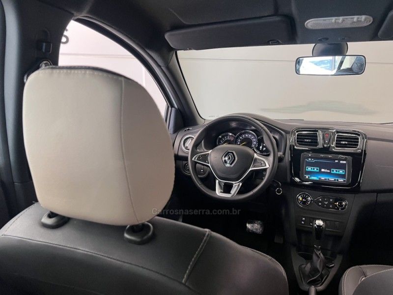 RENAULT SANDERO 1.6 STEPWAY ICONIC X-TRONIC 16V 2019/2020 ÓTIMA CAR FLORES DA CUNHA / Carros no Vale