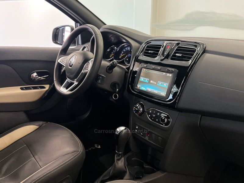 RENAULT SANDERO 1.6 STEPWAY ICONIC X-TRONIC 16V 2019/2020 ÓTIMA CAR FLORES DA CUNHA / Carros no Vale