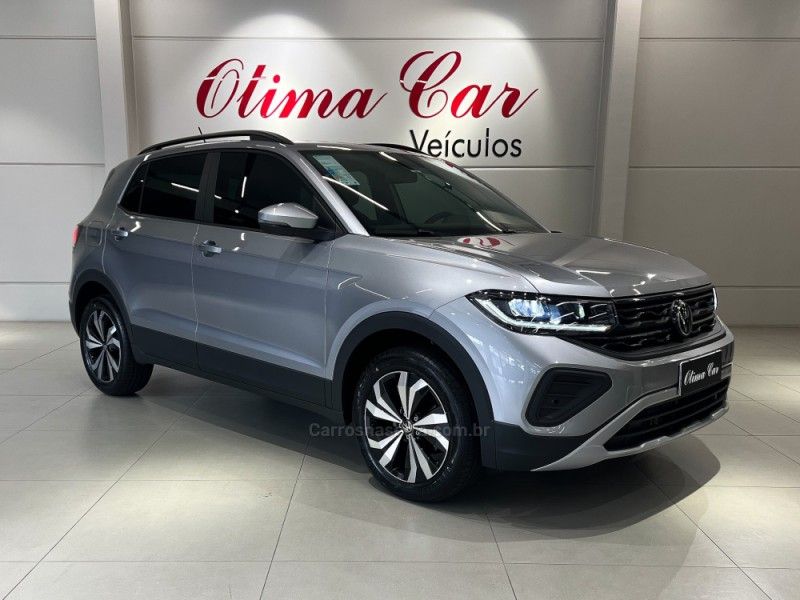 VOLKSWAGEN T-CROSS 1.0 TSI 12V 2024/2025 ÓTIMA CAR FLORES DA CUNHA / Carros no Vale