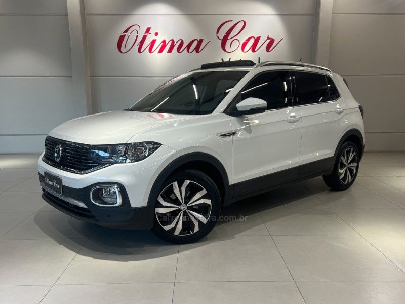 VOLKSWAGEN T-CROSS 1.4 HIGHLINE TSI 16V 2019/2020 ÓTIMA CAR FLORES DA CUNHA / Carros no Vale